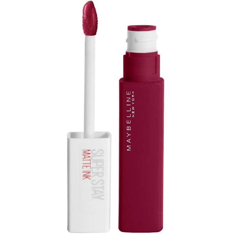 Maybelline New York Superstay Matte Ink Pintalabios Mate Larga Duración Tono 115 Founder Color Vino