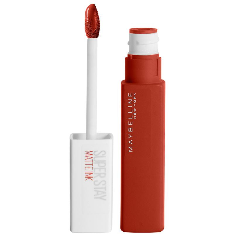 Maybelline New York Superstay Matte Ink Pintalabios Mate Larga Duración Tono 117 Groundbreaker Color Rojo