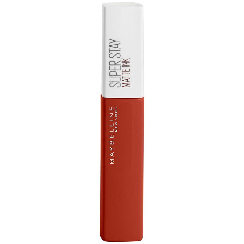 Maybelline New York Superstay Matte Ink Pintalabios Mate Larga Duración Tono 117 Groundbreaker Color Rojo