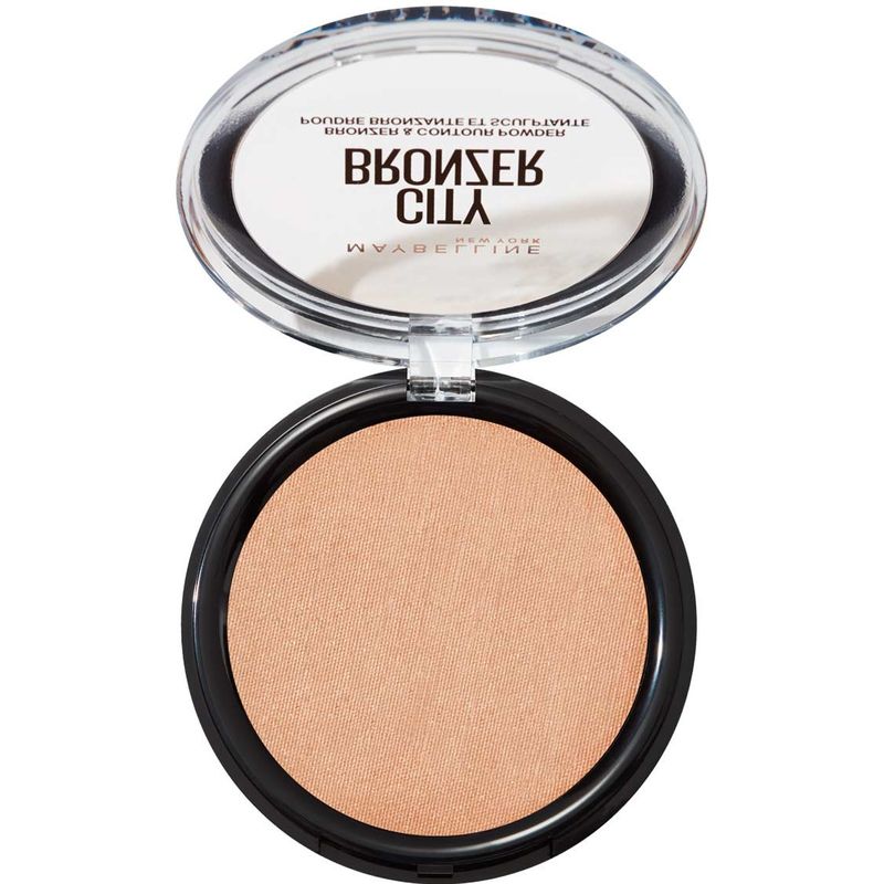 Maybelline New York City Bronzer Polvos Bronceadores Mate 250 Warm Medium Tono Pieles Medias - 8Gr