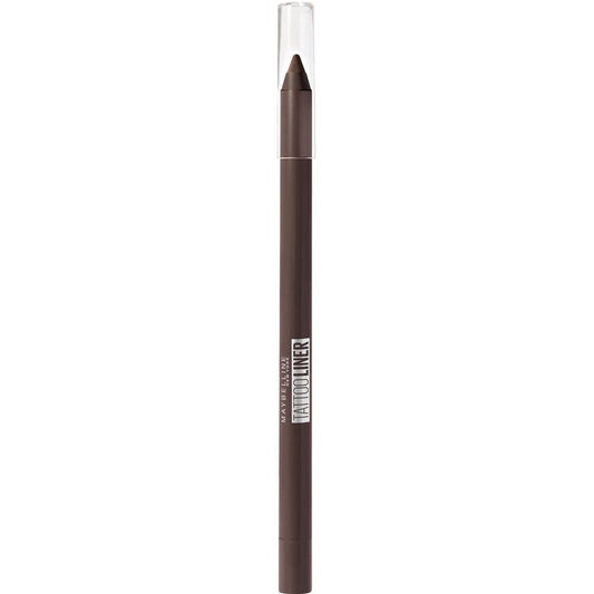 Maybelline New York Lápiz De Ojos Efecto Tatuaje Tattoo Liner 910 Bold Brown Marrón Oscuro