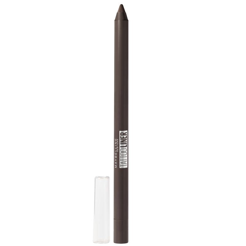 Maybelline New York Lápiz De Ojos Efecto Tatuaje Tattoo Liner 910 Bold Brown Marrón Oscuro