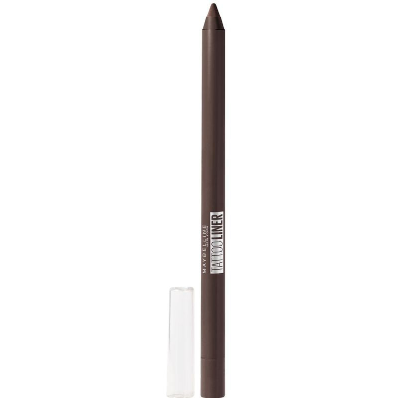 Maybelline New York Lápiz De Ojos Efecto Tatuaje Tattoo Liner 910 Bold Brown Marrón Oscuro