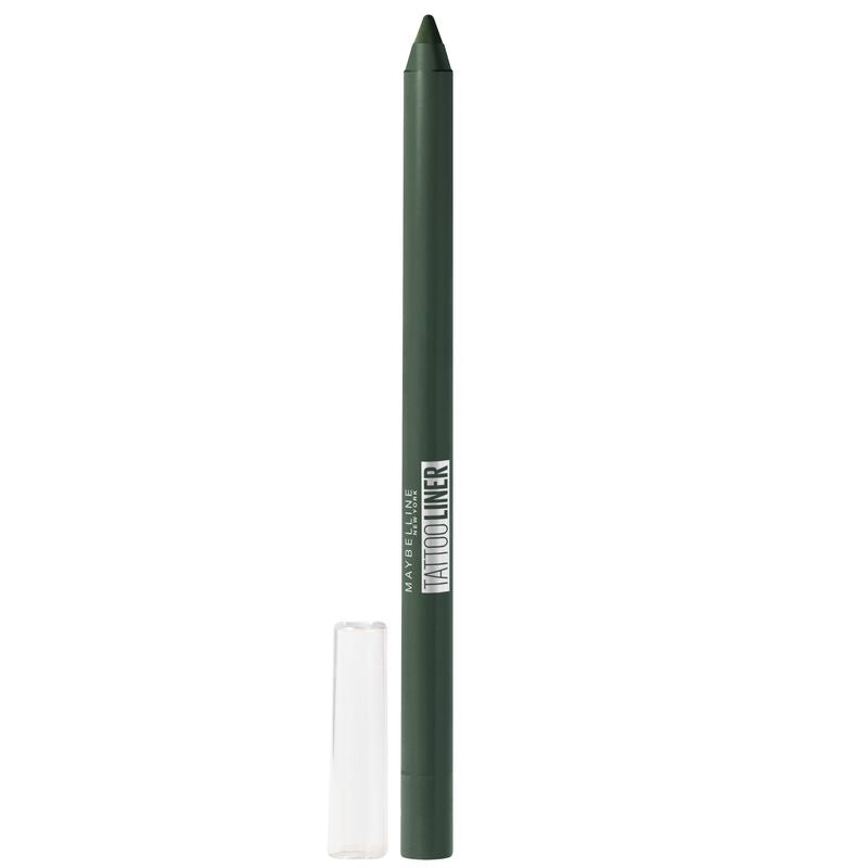 Maybelline New York Lápiz De Ojos Efecto Tatuaje Tattoo Liner 932 Intense Green Verde.