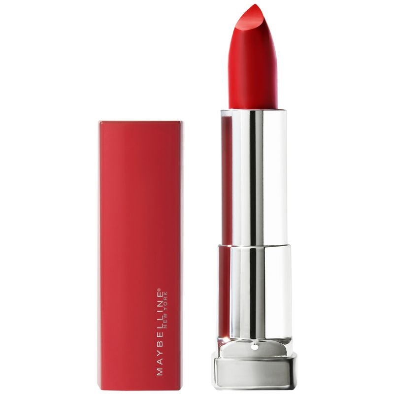 Maybelline New York Pintalabios Color Sensational Made For All 382 Red For Me Color Rojo Mate