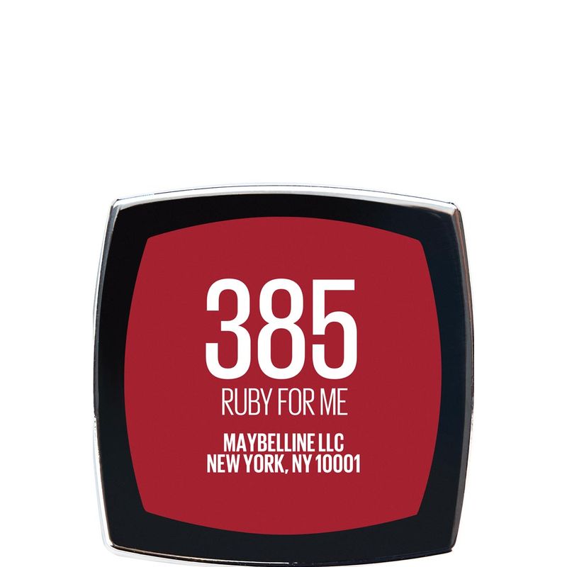 Maybelline New York Pintalabios Color Sensational Made For All 385 Ruby For Me Color Rojo