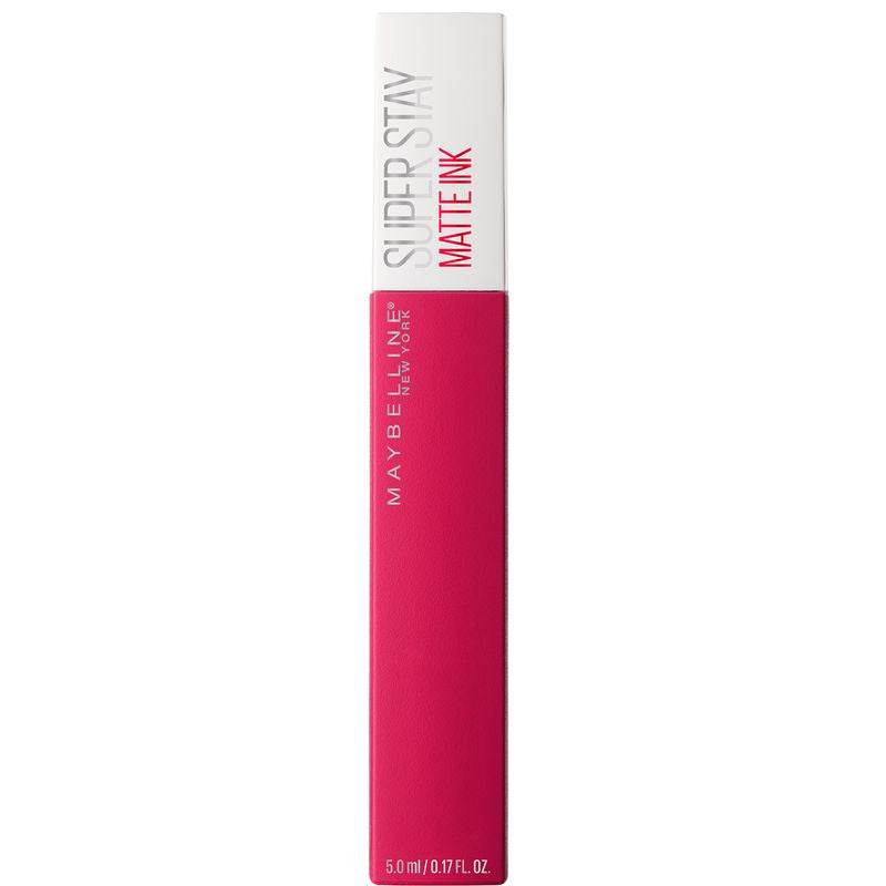 Maybelline New York Pintalabios Mate Larga Duración Superstay Matte Ink Tono 150 Path Finder Color Rosa