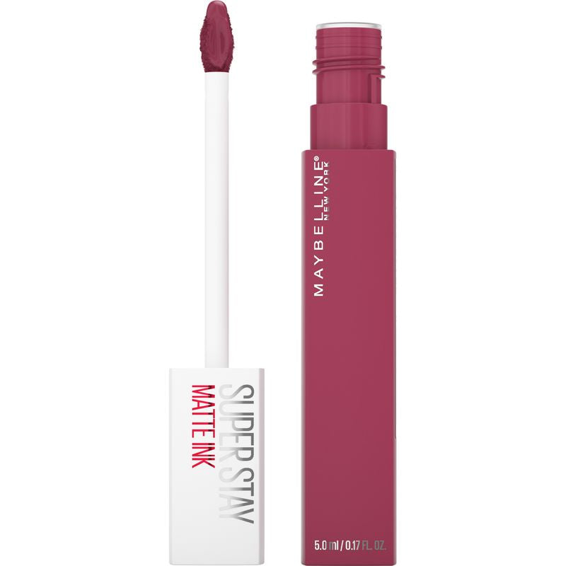 Maybelline New York Pintalabios Mate Larga Duración Superstay Matte Ink Tono 150 Path Finder Color Rosa