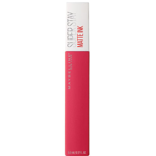 Maybelline New York Pintalabios Mate Larga Duración Superstay Matte Ink Tono 155 Savant Color Rosa