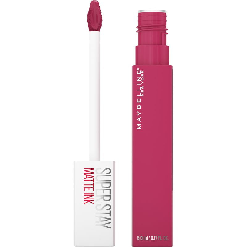 Maybelline New York Pintalabios Mate Larga Duración Superstay Matte Ink Tono 155 Savant Color Rosa