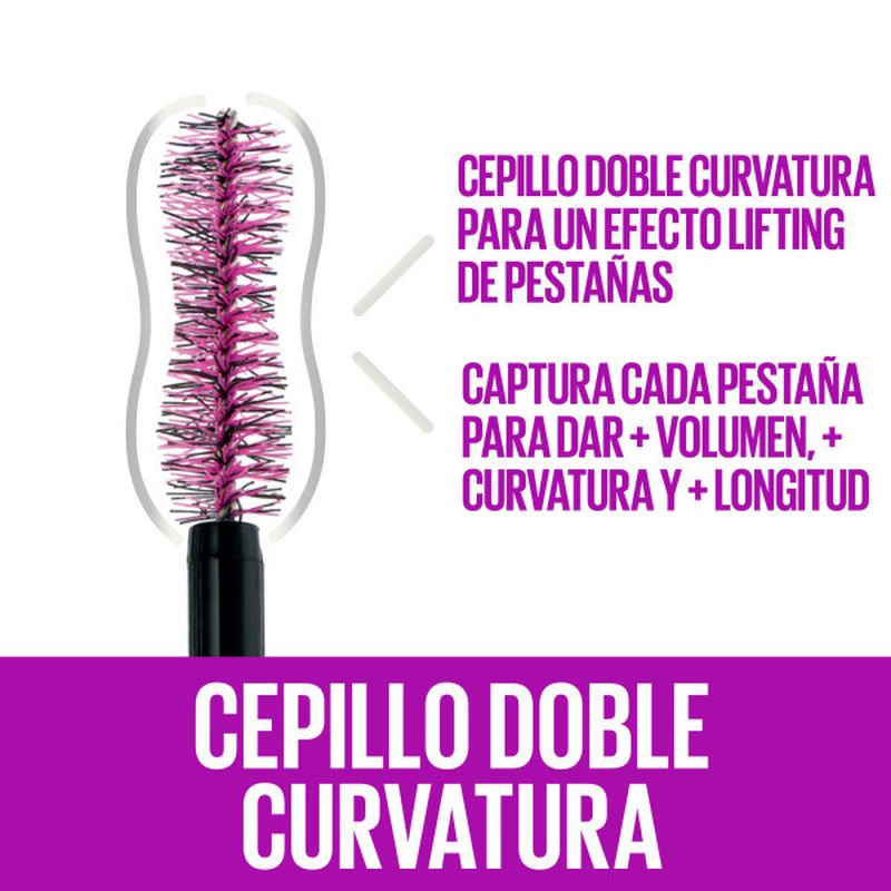 Maybelline New York Máscara De Pestañas The Falsies Lash Lift Waterproof Para Un Efecto Lifting De Pestañas.