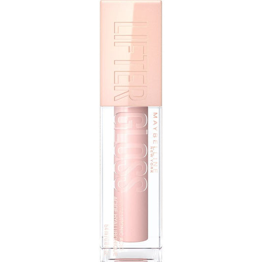 Maybelline New York Lifter Gloss Brillo De Labios Tono 02 Ice. Hidratación Intensa Y Labios Rellenos.