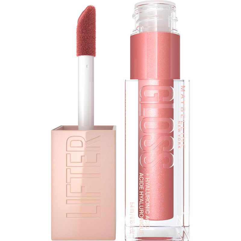 Maybelline New York Lifter Gloss Brillo De Labios Tono 03 Moon. Hidratación Intensa Y Labios Rellenos.