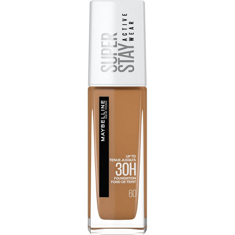 Maybelline New York Superstay Activewear 30H Base De Maquillaje De Larga Duración Y Alta Cobertura. Tono 60 Caramel.