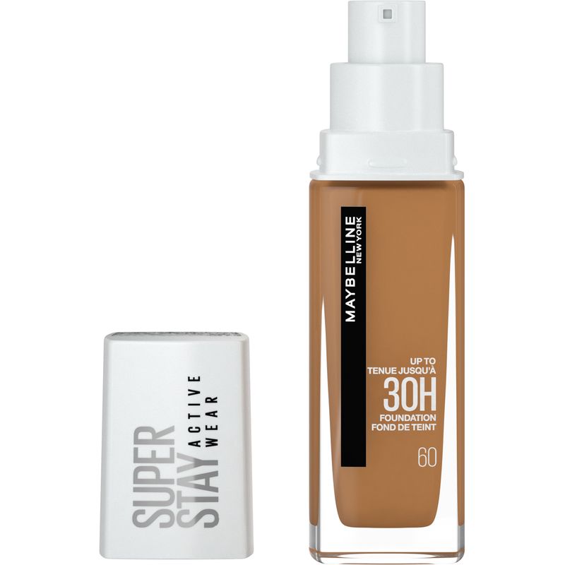 Maybelline New York Superstay Activewear 30H Base De Maquillaje De Larga Duración Y Alta Cobertura. Tono 60 Caramel.