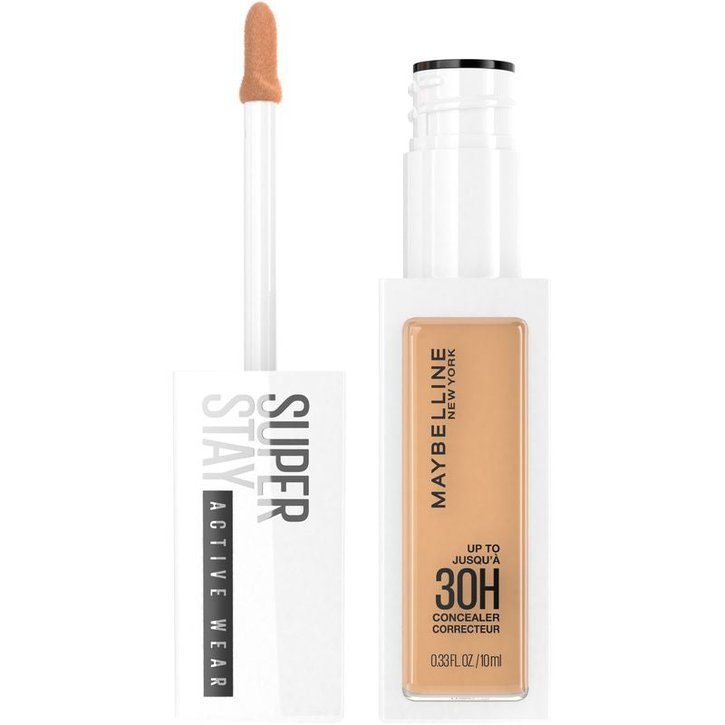 Maybelline New York Superstay Active Wear Corrector, Tono 30 Honey