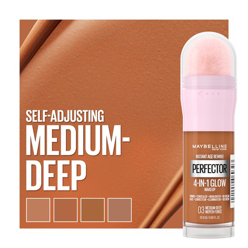 Maybelline New York Instant Perfector Glow 4-En-1, El Glow Que Usas Como Quieras, Tono 03 Medium Deep