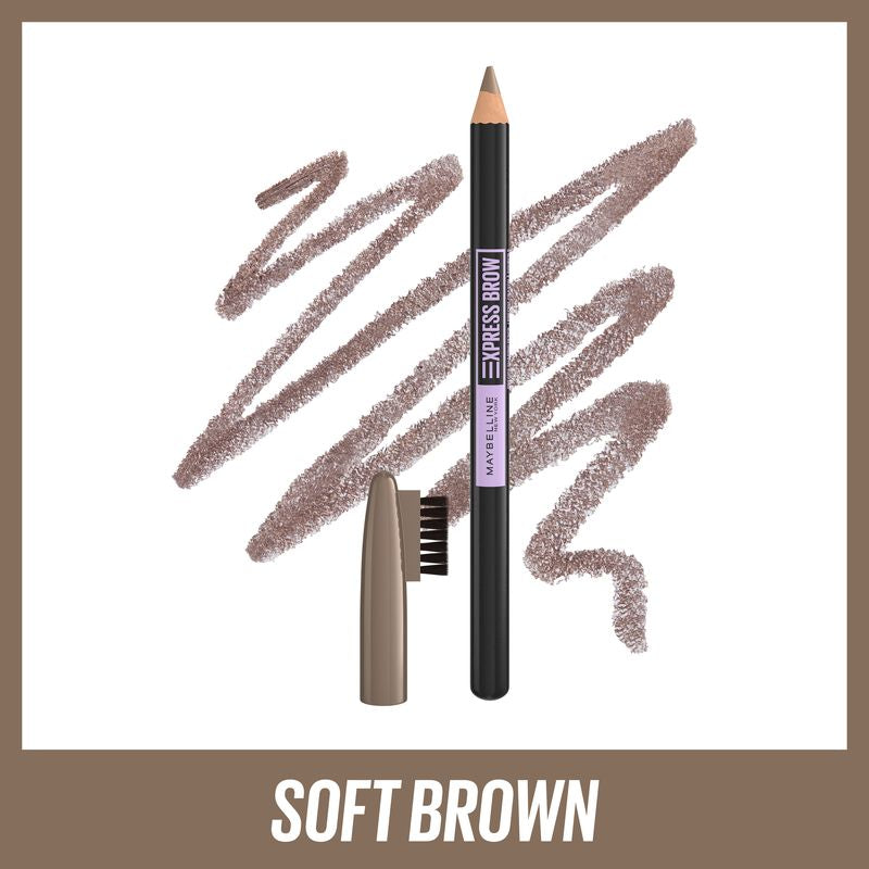 Maybelline New York Express Brow Lápiz De Cejas En El Tono 03 Soft Brown