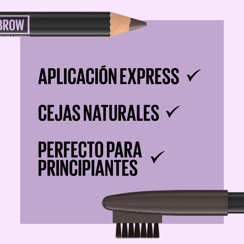 Maybelline New York Express Brow Lápiz De Cejas En El Tono 03 Soft Brown