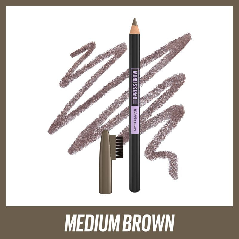 Maybelline New York Express Brow Lápiz De Cejas En El Tono 06 Black Brown