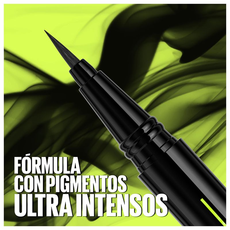 Maybelline New York Tattoo Liner Ink Pen, Eyeliner En Formato Rotulador, Waterproof, Fórmula Tattoo Hasta 24H, Negro