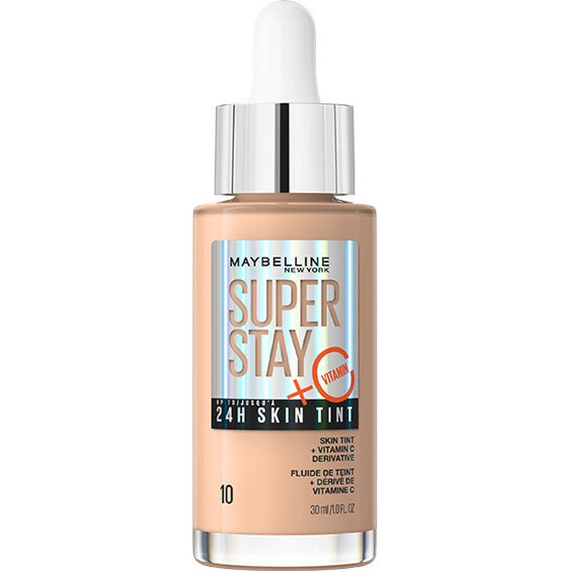 Maybelline New York Super Stay Skin Tint + Vitamina C 24H. Tono 10