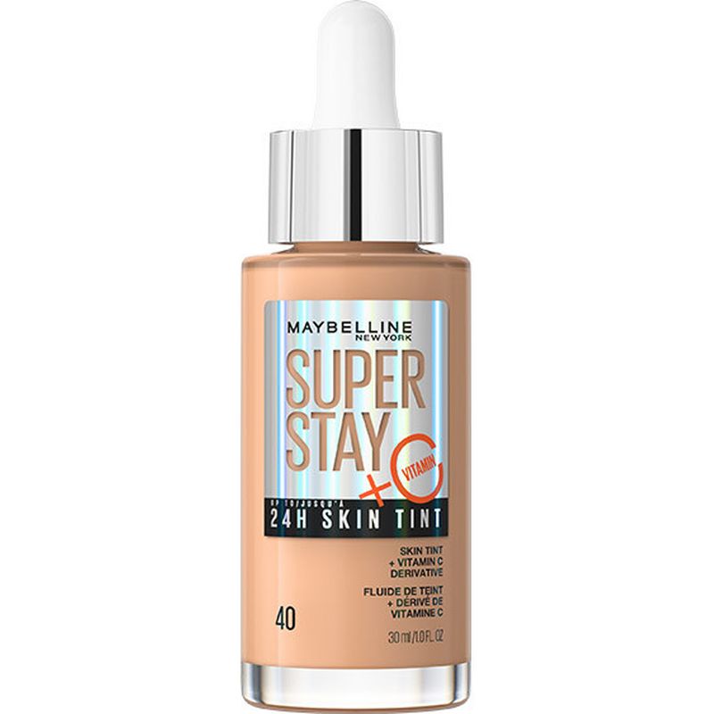 Maybelline New York Super Stay Skin Tint + Vitamina C 24H. Tono 40