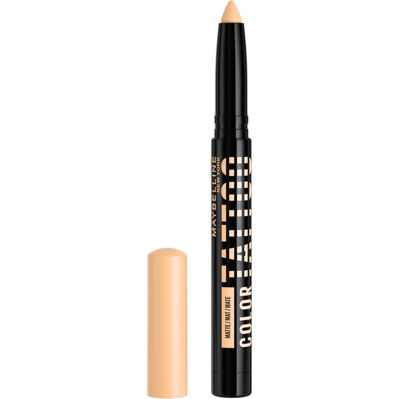 Maybelline New York Color Tattoo Stix, Sombra De Ojos + Liner En Formato Stick.Tono I Am Confident.