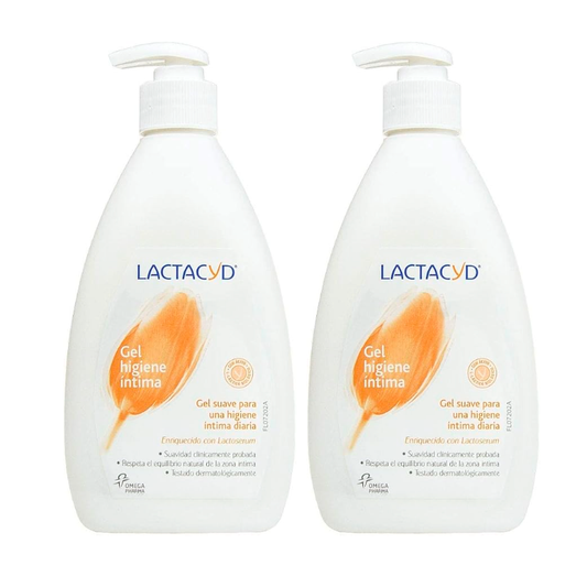 Lactacyd  Duplo Gel Higiene Íntima Uso Diario 2 x 400 ml