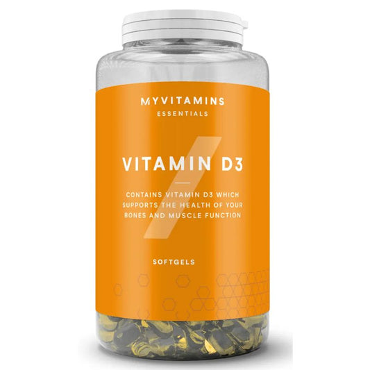 Myvitamins Vitamin D3 , 180 cápsulas