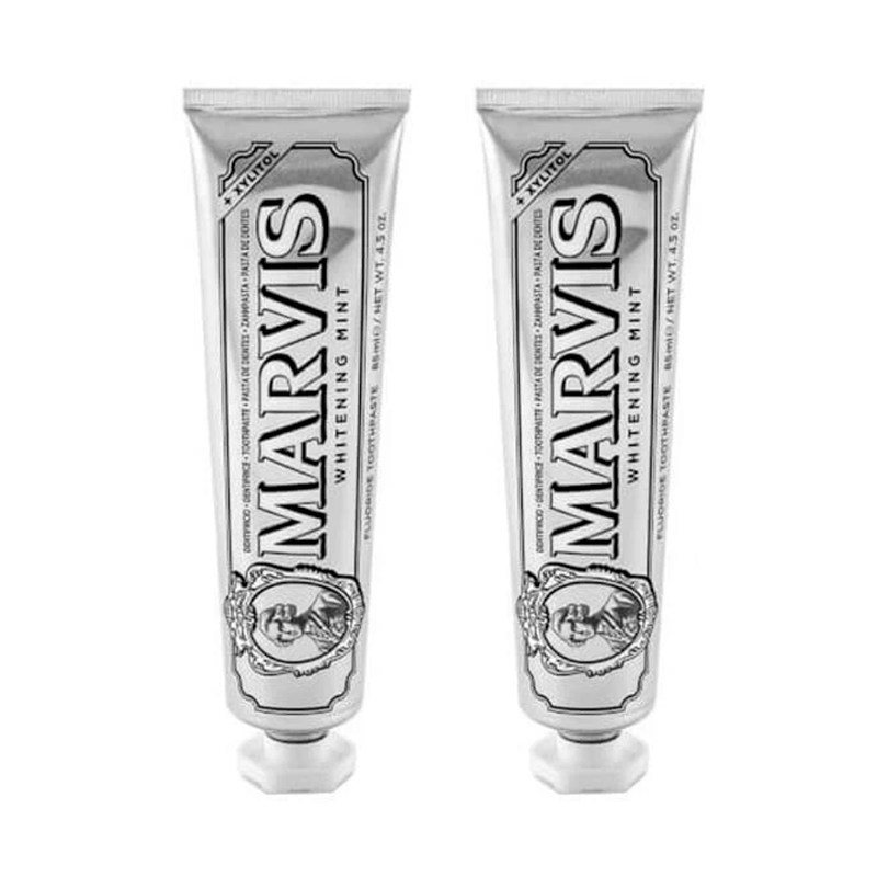 Marvis Duplo Pasta De Dientes Whitening Mint, 2 x 85 Ml