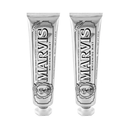 Marvis Duplo Pasta De Dientes Whitening Mint, 2 x 85 Ml