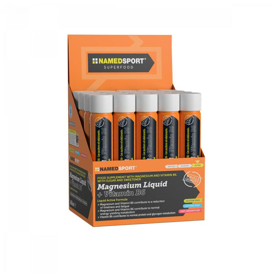 Named Sport Suplemento Magnesium Liquid+Vitamin B6 , 1 vial x 25 ml