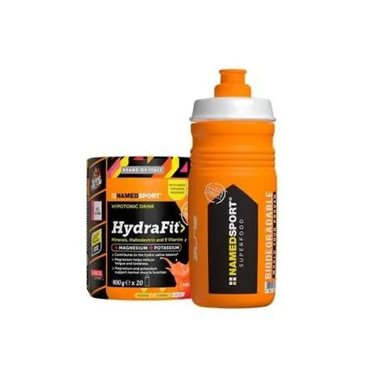 Named Sport Vitaminas Y Minerales Hydrafit + Sportbottle Hydra2Pro 2020 , 1 bote de 400 gr