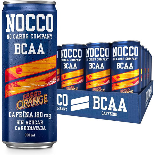Nocco  Pack Bcaa Blood Orange Del Sol,  12 uds x 330 ml