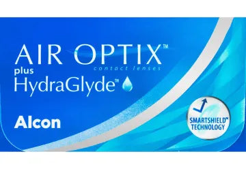 Air Optix Plus Hydraglade Lentillas Esféricas Mensuales , 3 unidades