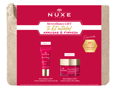 Nuxe Kit Antiedad Arrugas & Firmeza Merveillance Lift Rutina De Día, 50 + 15 ml