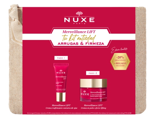 Nuxe Kit Antiedad Arrugas & Firmeza Merveillance Lift Rutina De Día, 50 + 15 ml