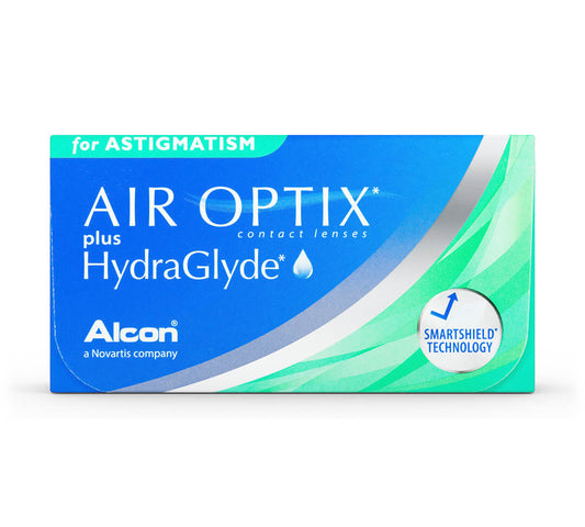 Air Optix Plus Hydraglyde Lentillas Tóricas Mensuales , 6 unidades