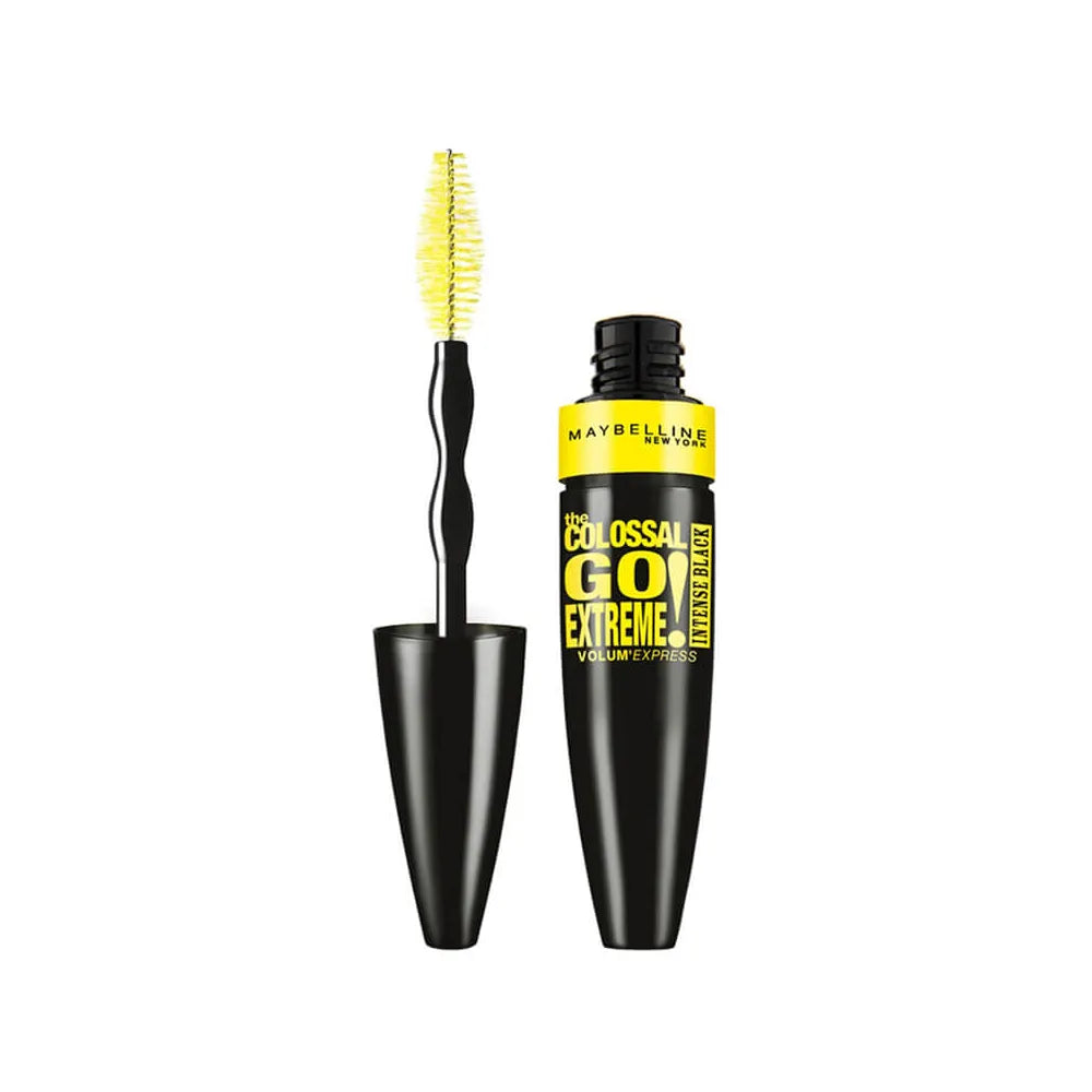 Maybelline New York The Colossal Go Extreme Radical Black máscara de pestañas negra volumen, 9,5 ml