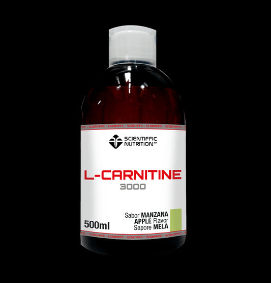 Scientiffic Nutrition L-Carnitina Liquida Manzana 3, 500 ml