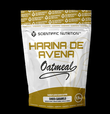 Scientiffic Nutrition Harina Avena Chocobar Caramel, 1,5 kg