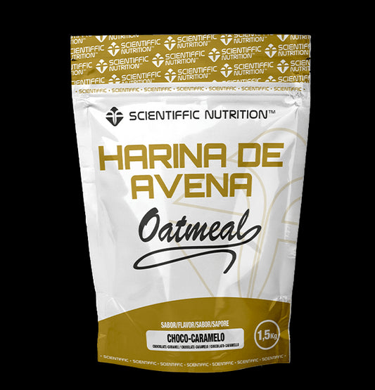 Scientiffic Nutrition Harina Avena Chocobar Caramel, 1,5 kg