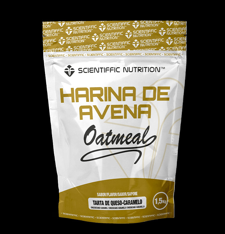 Scientiffic Nutrition Harina Avena Cheesecake Caramel, 1.5 kg