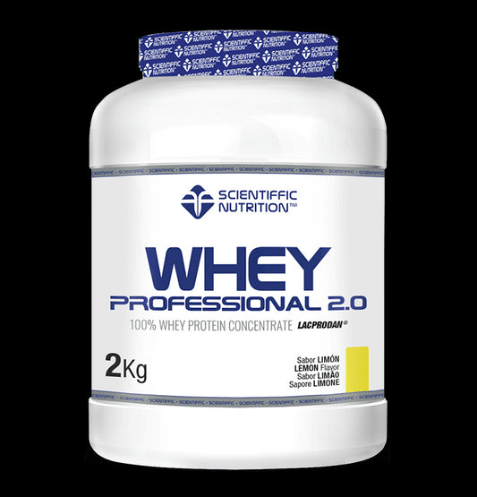 Scientiffic Nutrition Whey Professional 2.0 Limón, 2 kg