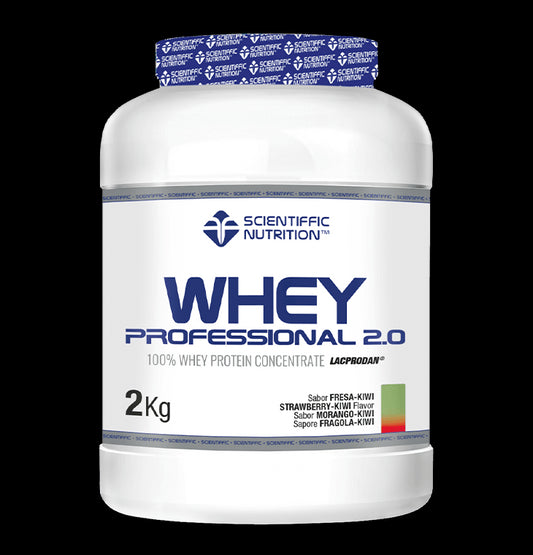 Scientiffic Nutrition Whey Professional 2.0 Fresa Kiwi, 2 kg
