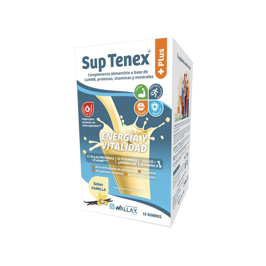 Sup Tenex Plus Vainilla, 32g x 15 sobres