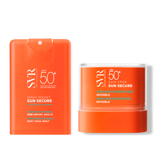 Svr Pack  Sun Secure Easy Stick Spf 50+ 10 Gr + Sun Secure Spray Pocket Spf 50+, 20 Ml