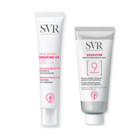 Svr Pack  Rutina Piel Sensibles Y Reactiva Sensifine Bálsamo Desmaquillante 100 Ml + Sensifine Ar Creme Spf 50+ 40 Ml