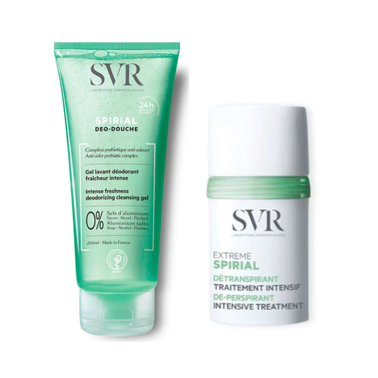 Svr Pack  Spirial Desodorante Gel Ducha 200 Ml + Spirial Desodorante Extreme 20 Ml